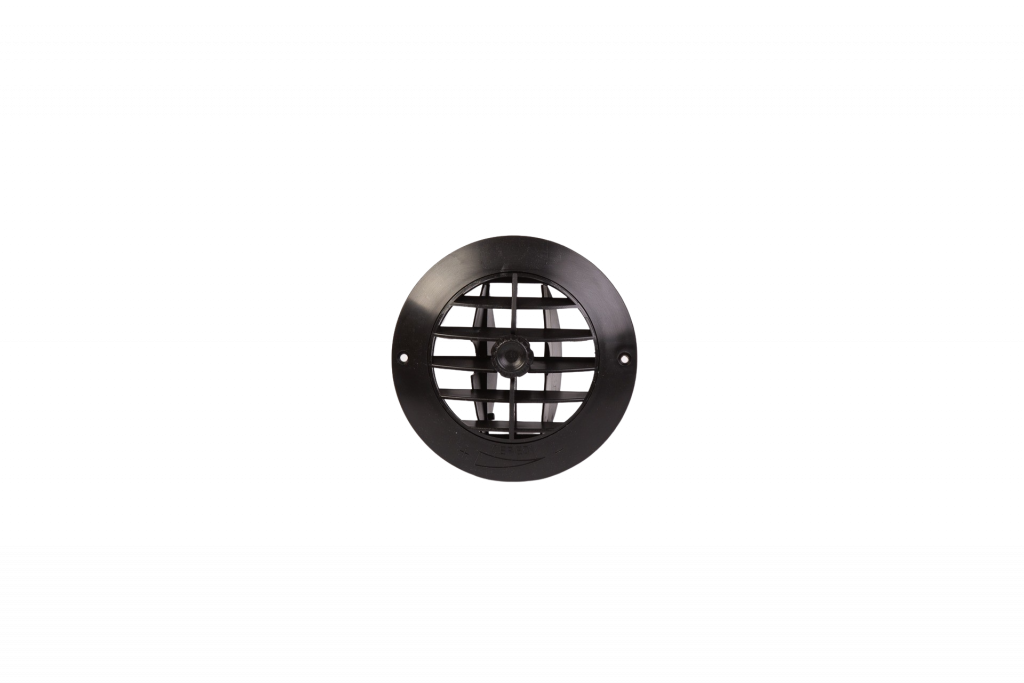 black pvc round 100mm