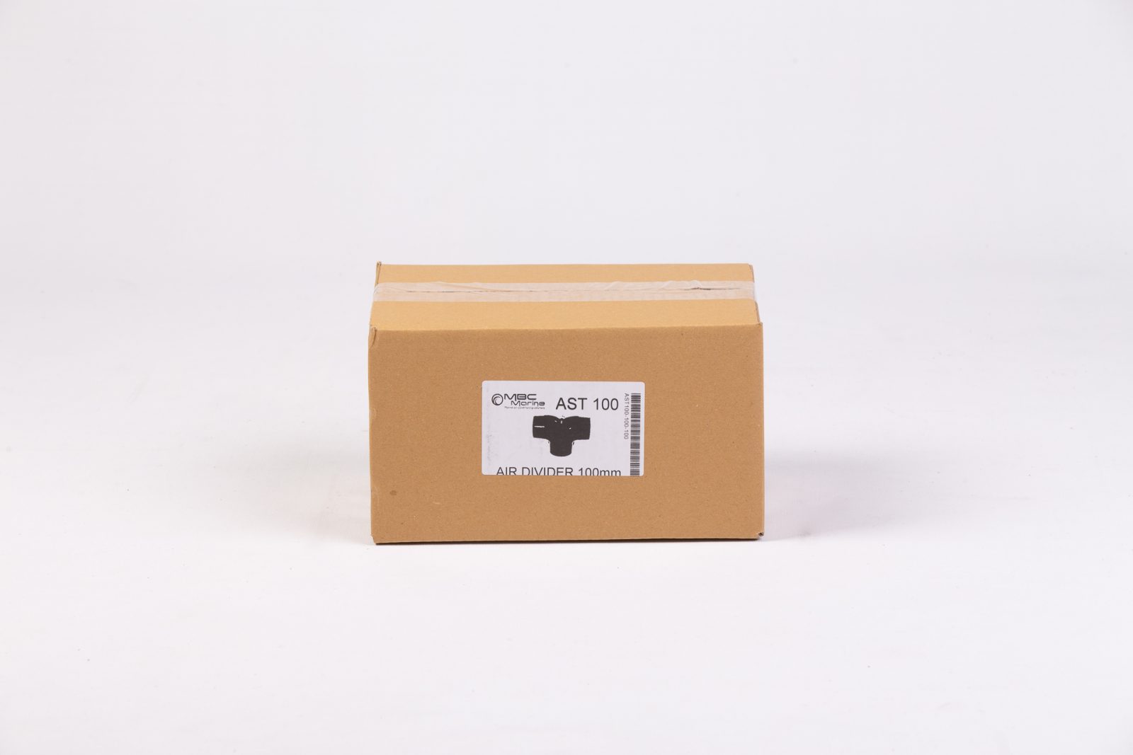 Luftverteiler “T” plenum box with bottom air duct connection package 6